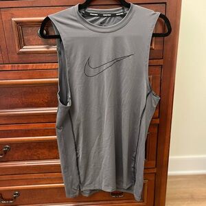 Nike Pro Dri-FIT Gray Training Top